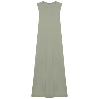 Ribbed Maxi Jumper Basil