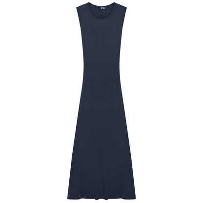 Ribbed Maxi Jumper Dark Navy