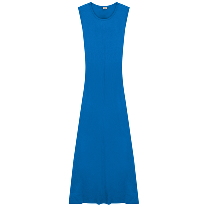 Ribbed Maxi Jumper French Blue