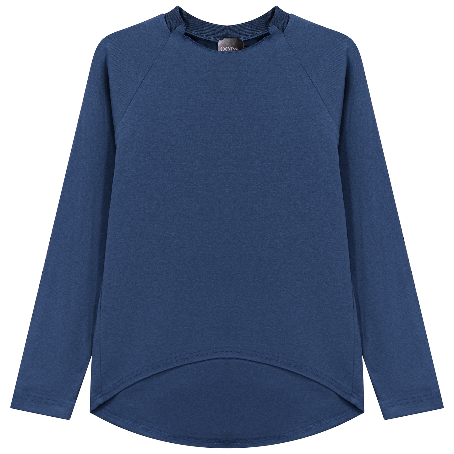 Pleat Back Tee Chambray