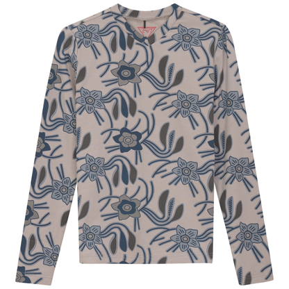 Cotton Printed Tee Stone