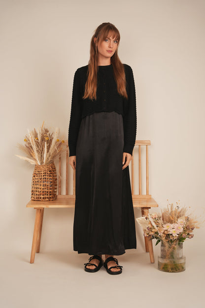 Cropped Wave Sweater