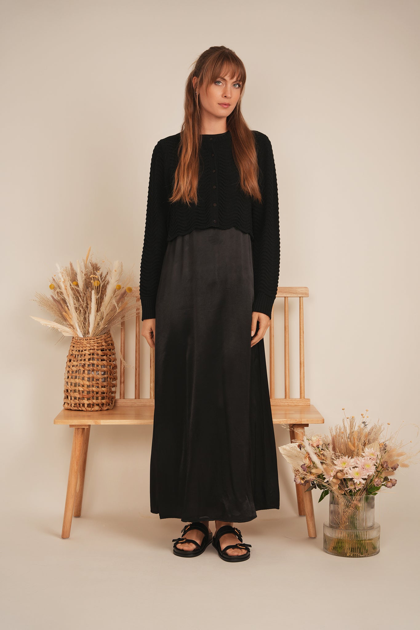 Cropped Wave Sweater