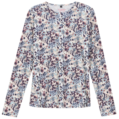 Printed Long Sleeve Tee White