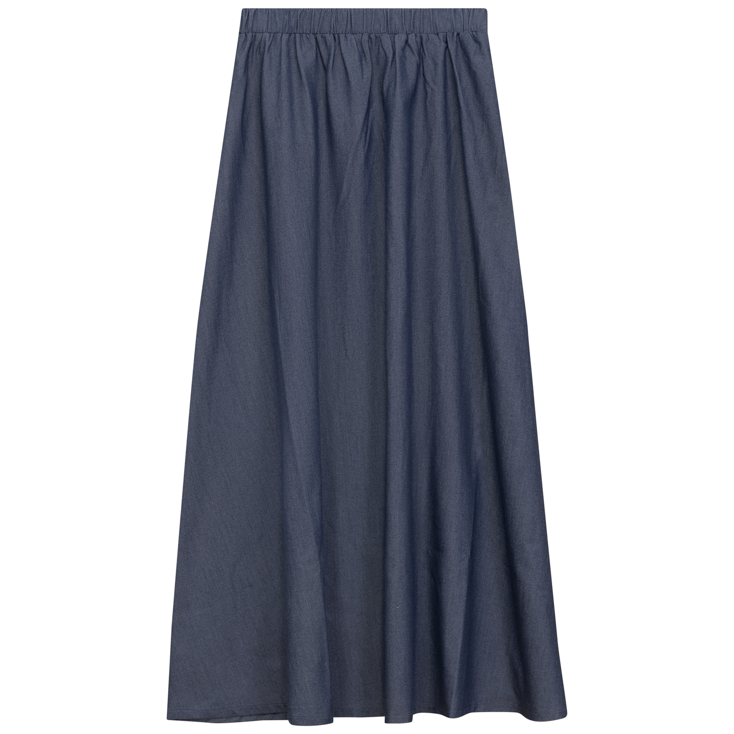 Lades Pull On Skirt Dark Denim