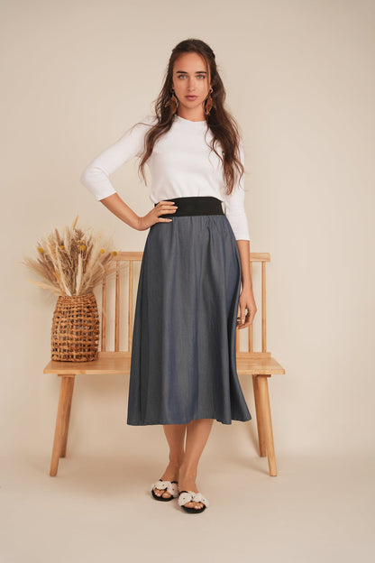Lades Pull On Skirt