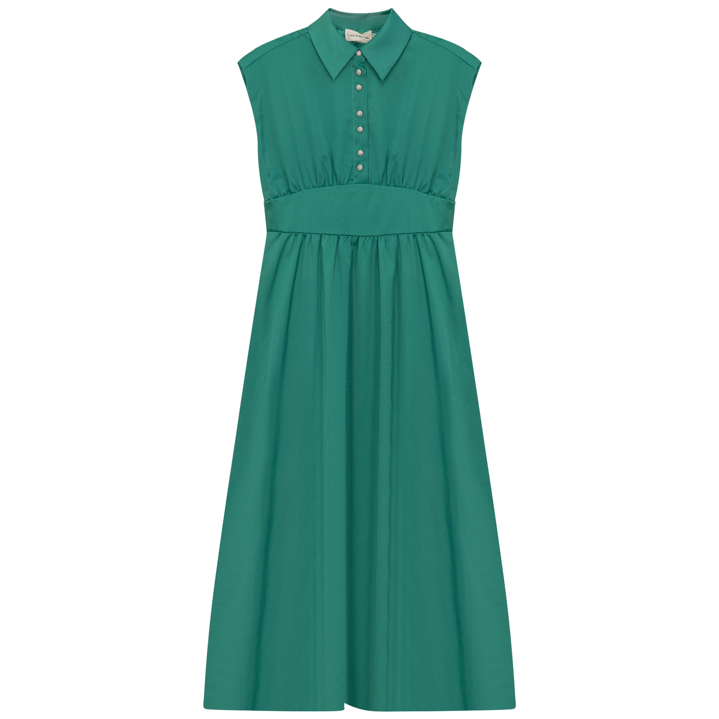 Cotton Satin Jumper EMERALD