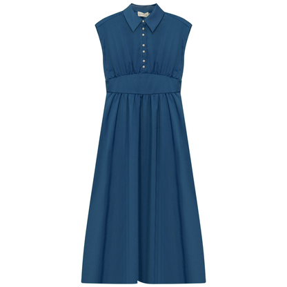 Cotton Satin Jumper Seaport