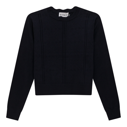 Crochet Top Dark Navy