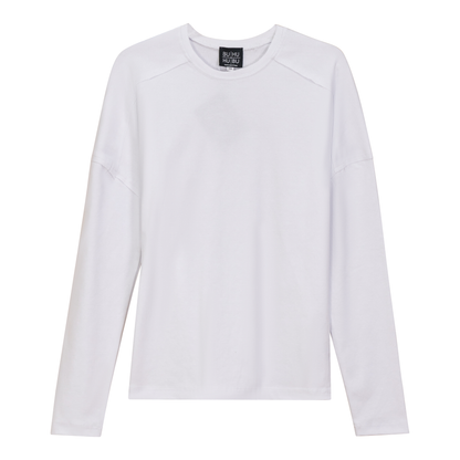 Outside Stitch Tee White