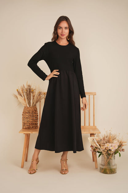 Maxi Flare Combo Dress