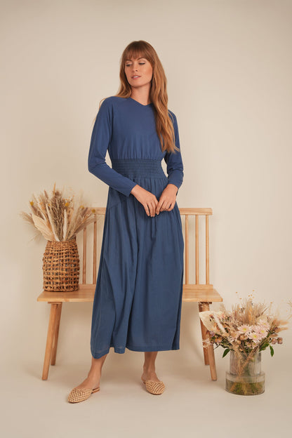 Maxi Flare Combo Dress