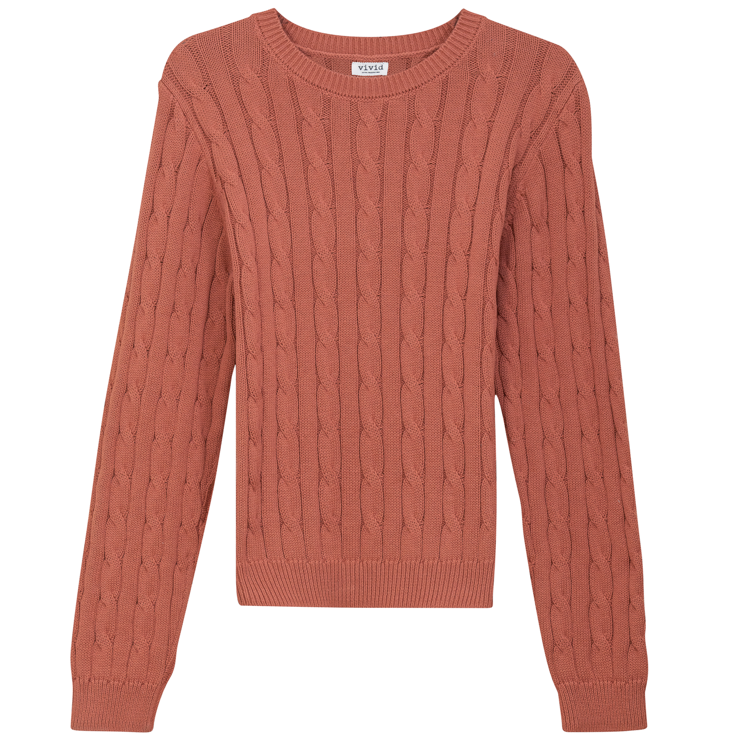 Cable Knit Sweater Champagne