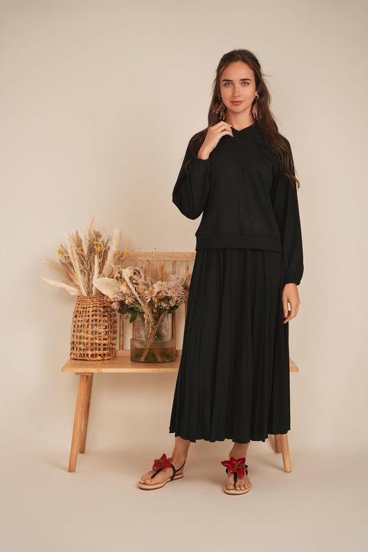 Raw Stitching Sweatshirt