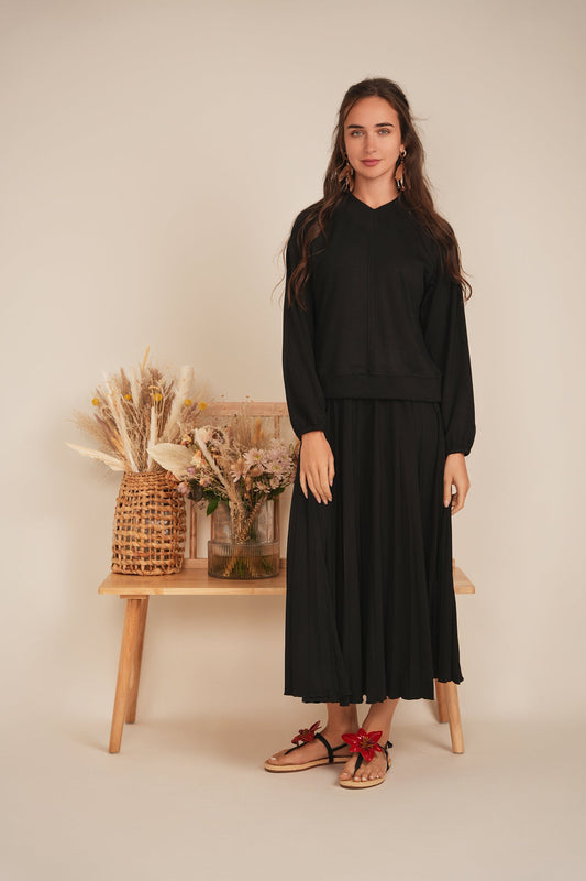 Raw Stitching Sweatshirt