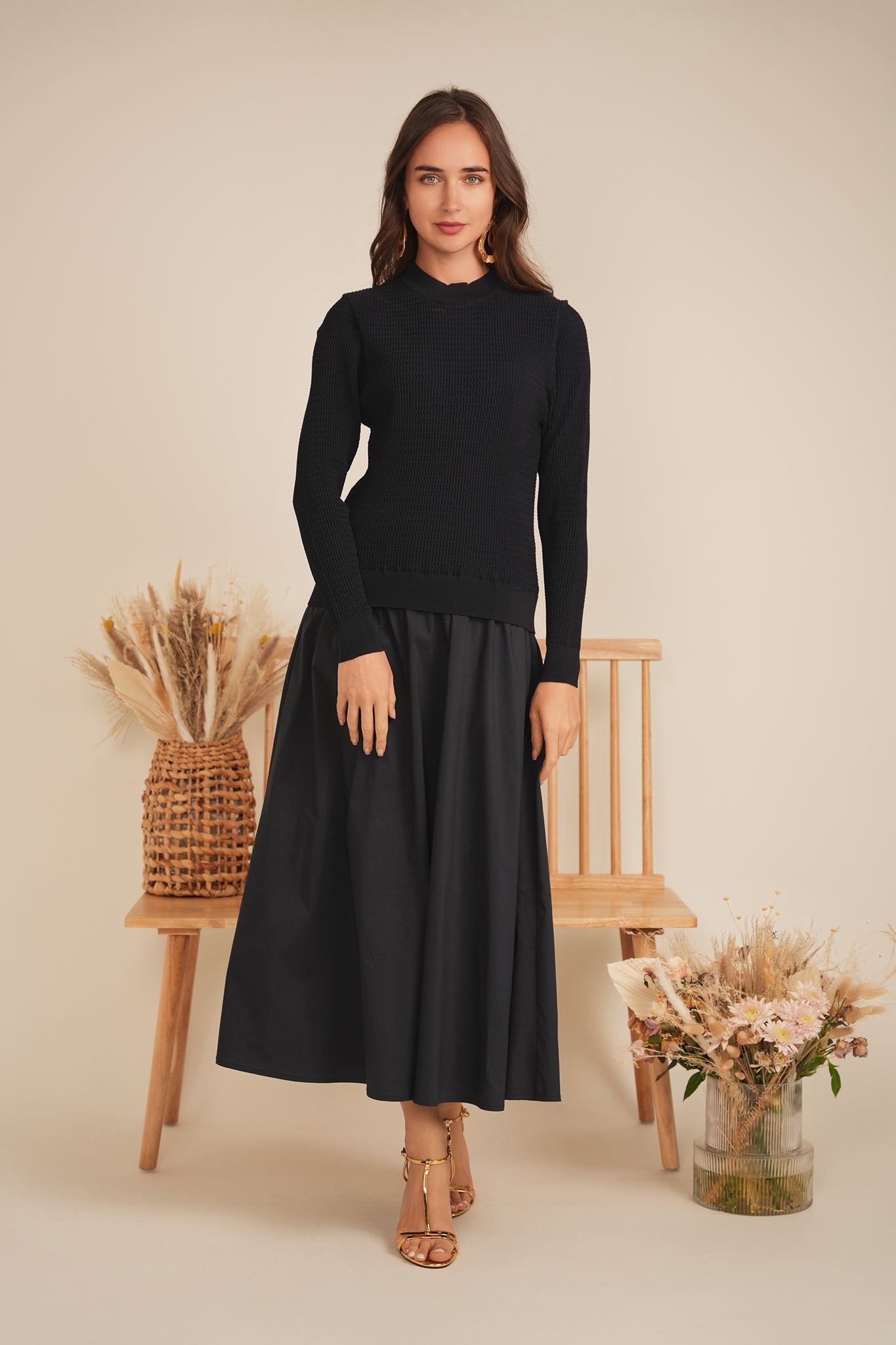 Crochet Cotton Full Dress