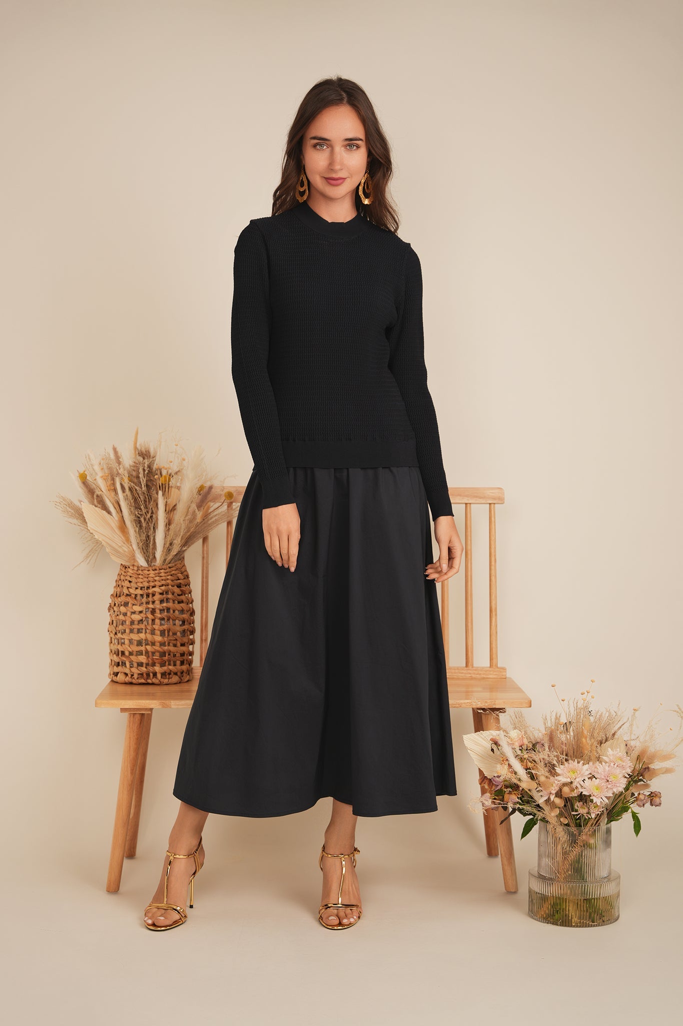 Crochet Cotton Full Dress