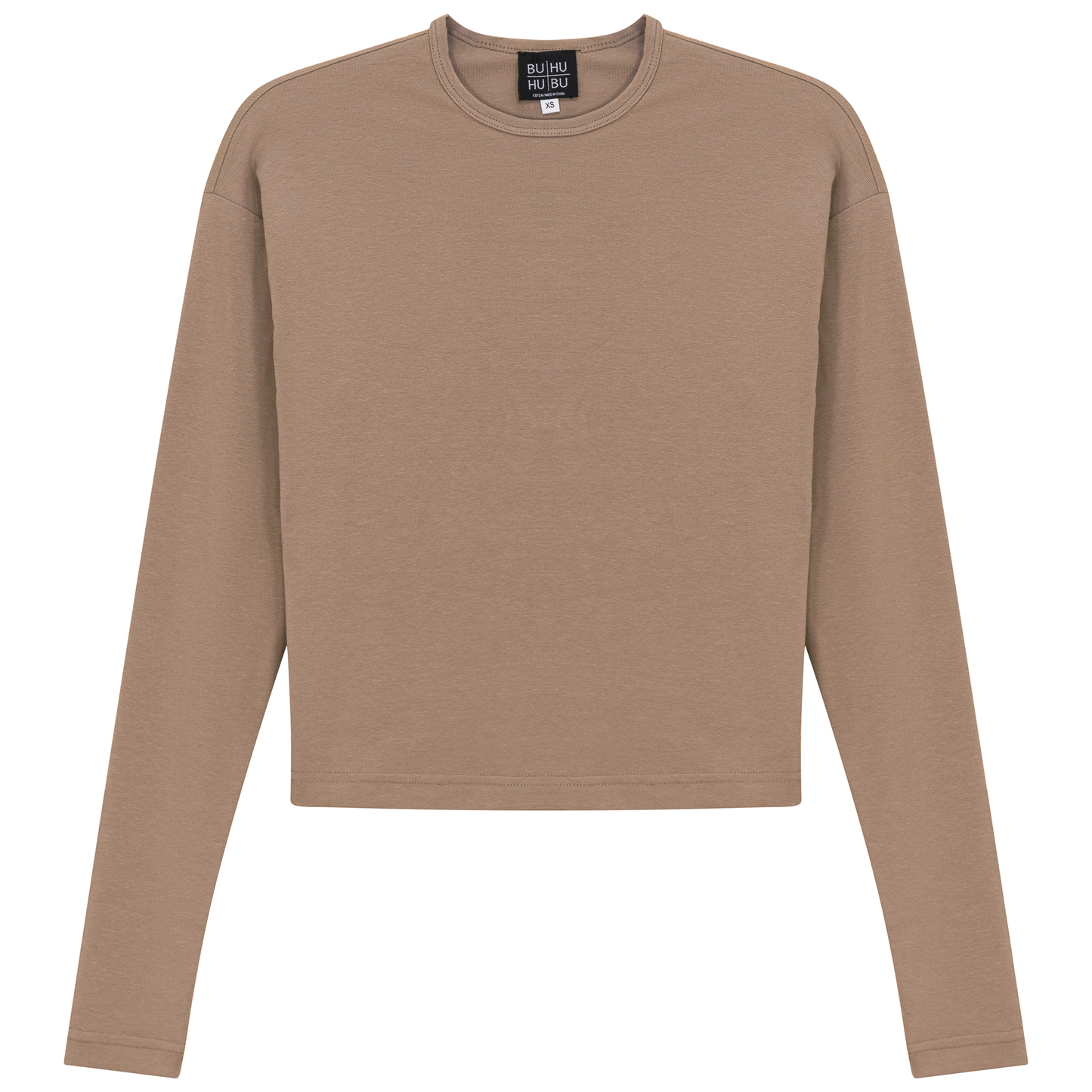 Cropped Off Shoulder Tee New Stone