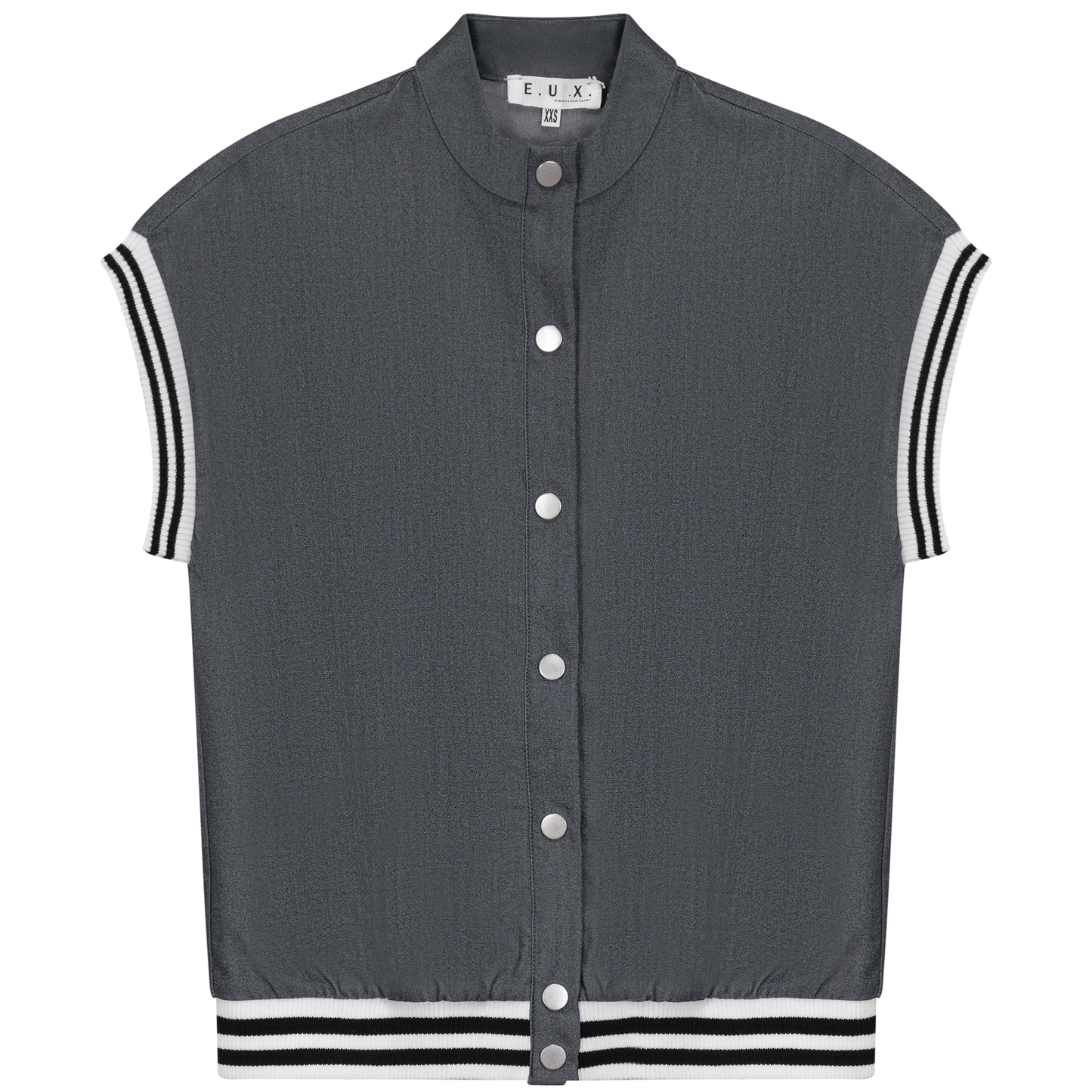 Denim Jacket Vest Black