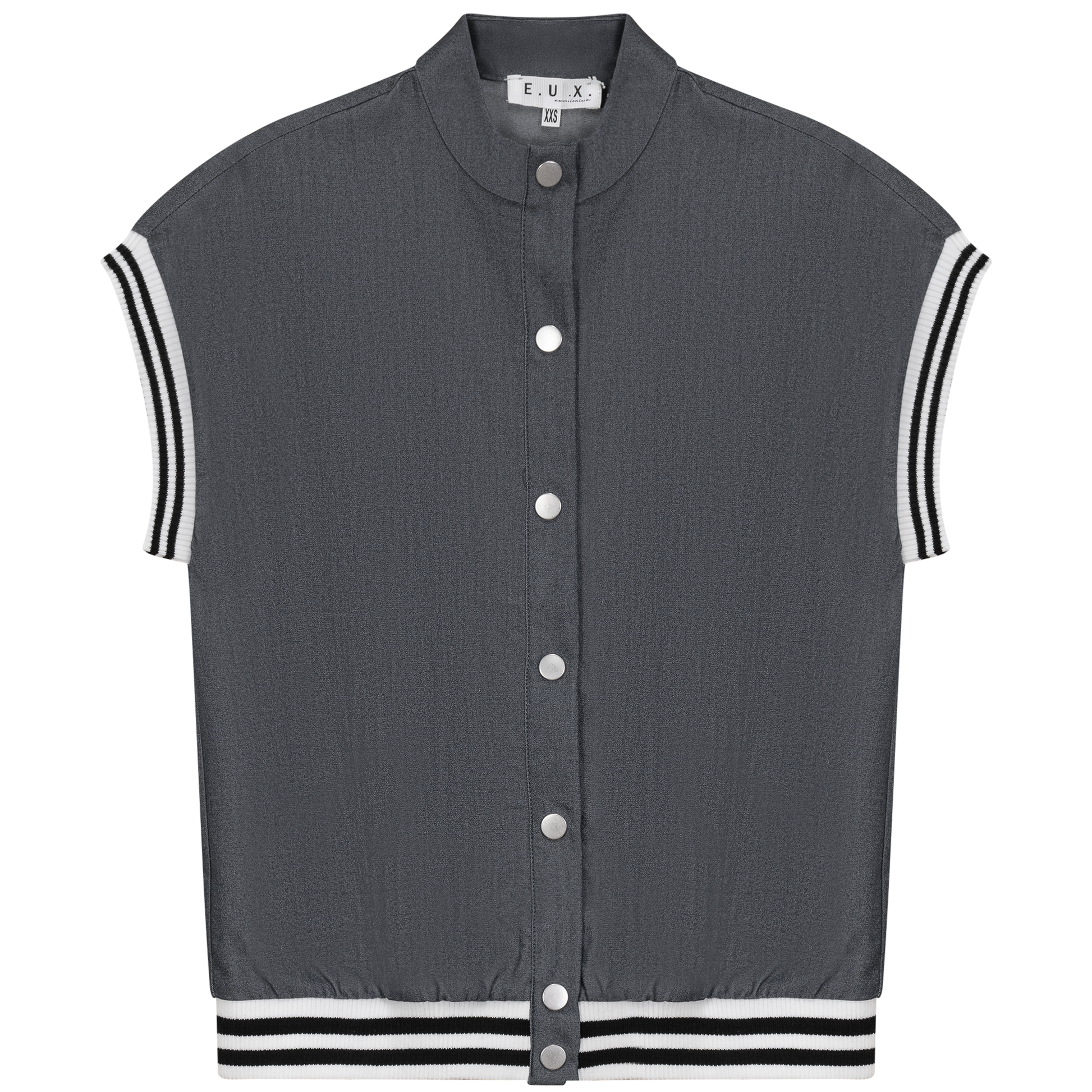 Denim Jacket Vest Black