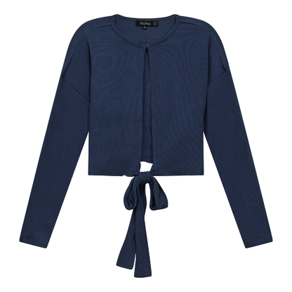 Tie Bolero Dark Denim