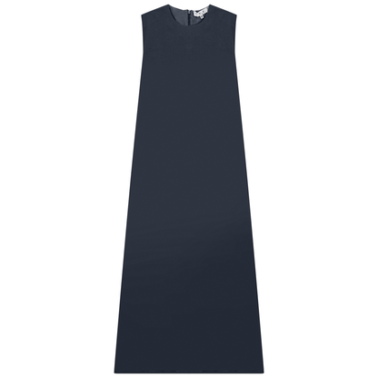 Midi Cotton Jumper Dark Navy