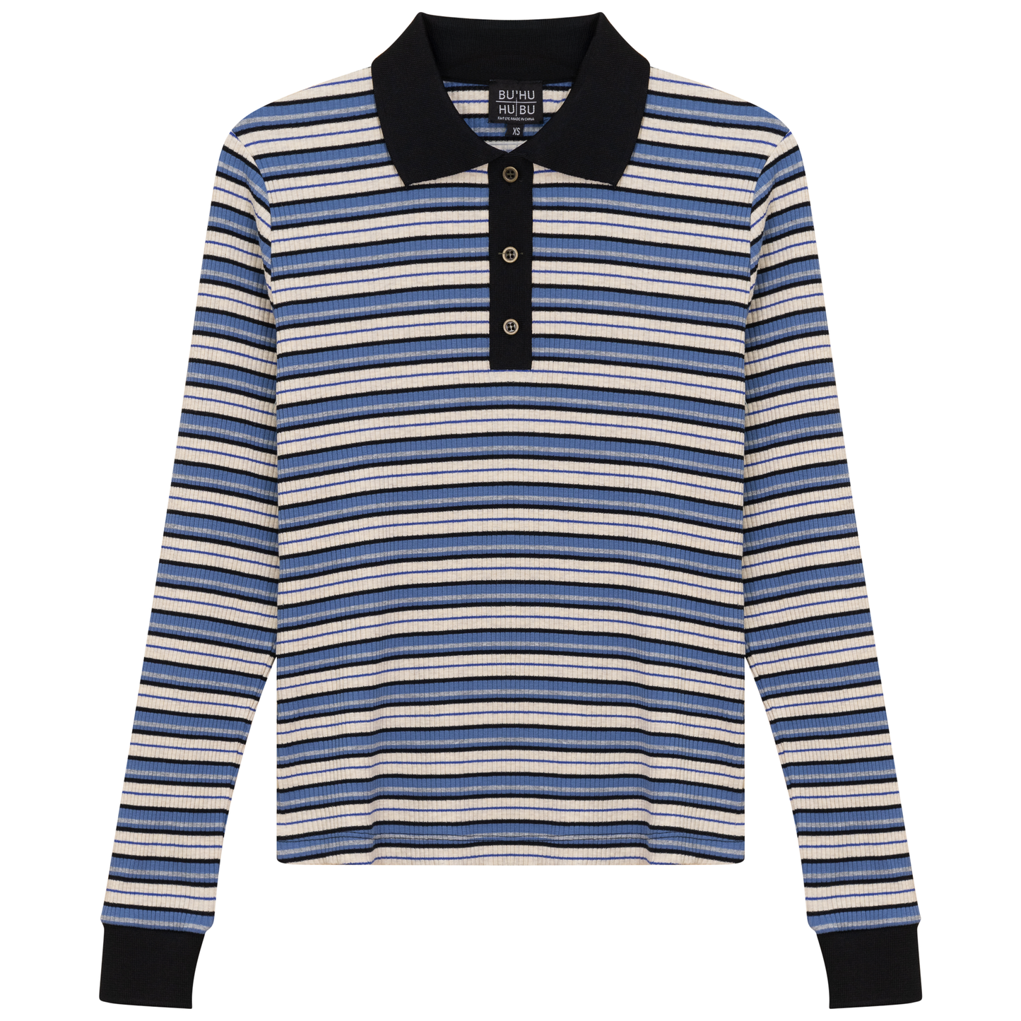 Striped Polo Chambray