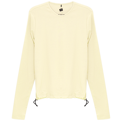 V Neck Bungee Tee Lemonade