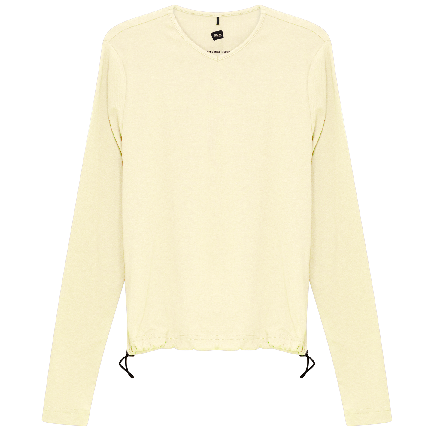 V Neck Bungee Tee Lemonade