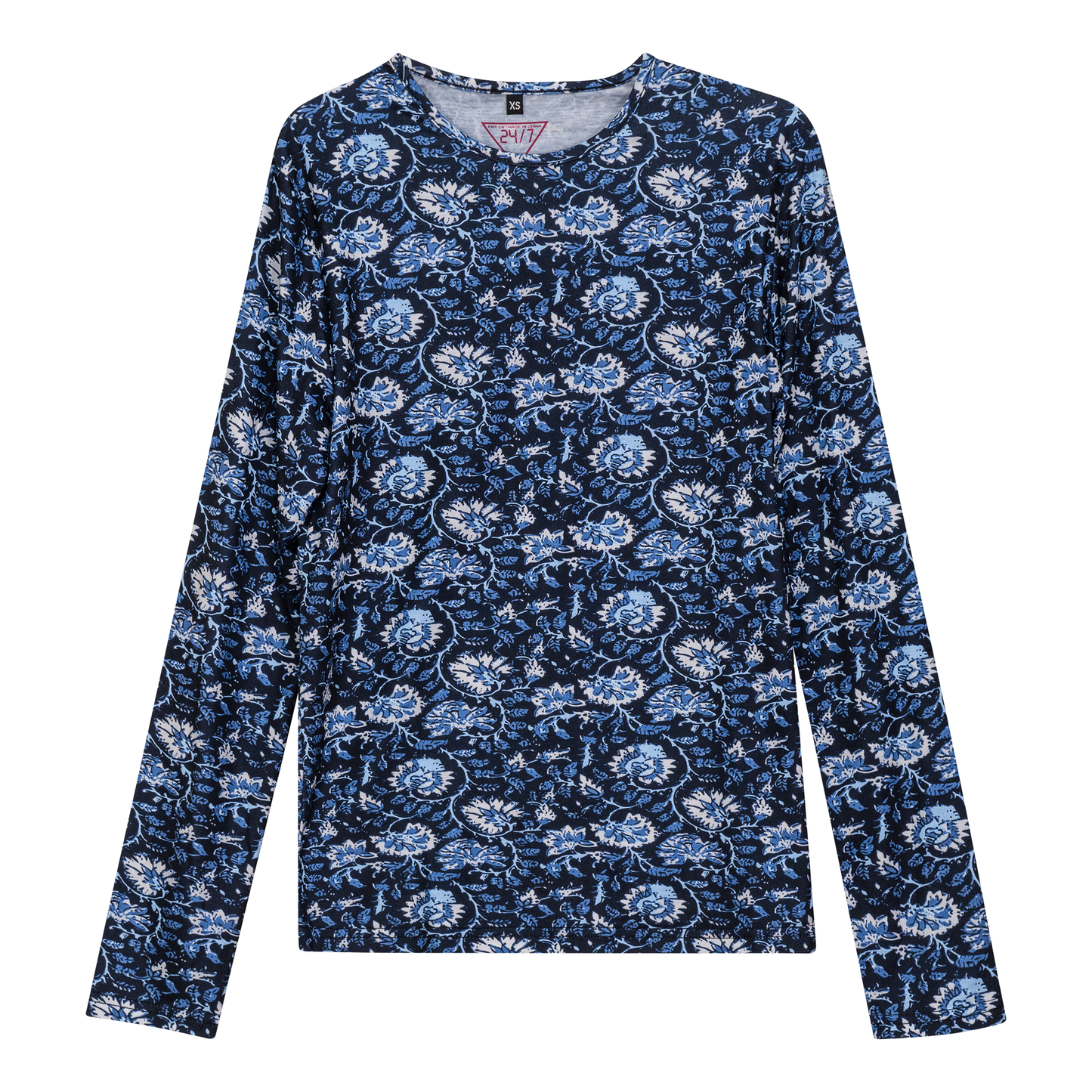 Printed Tee Denim Blue