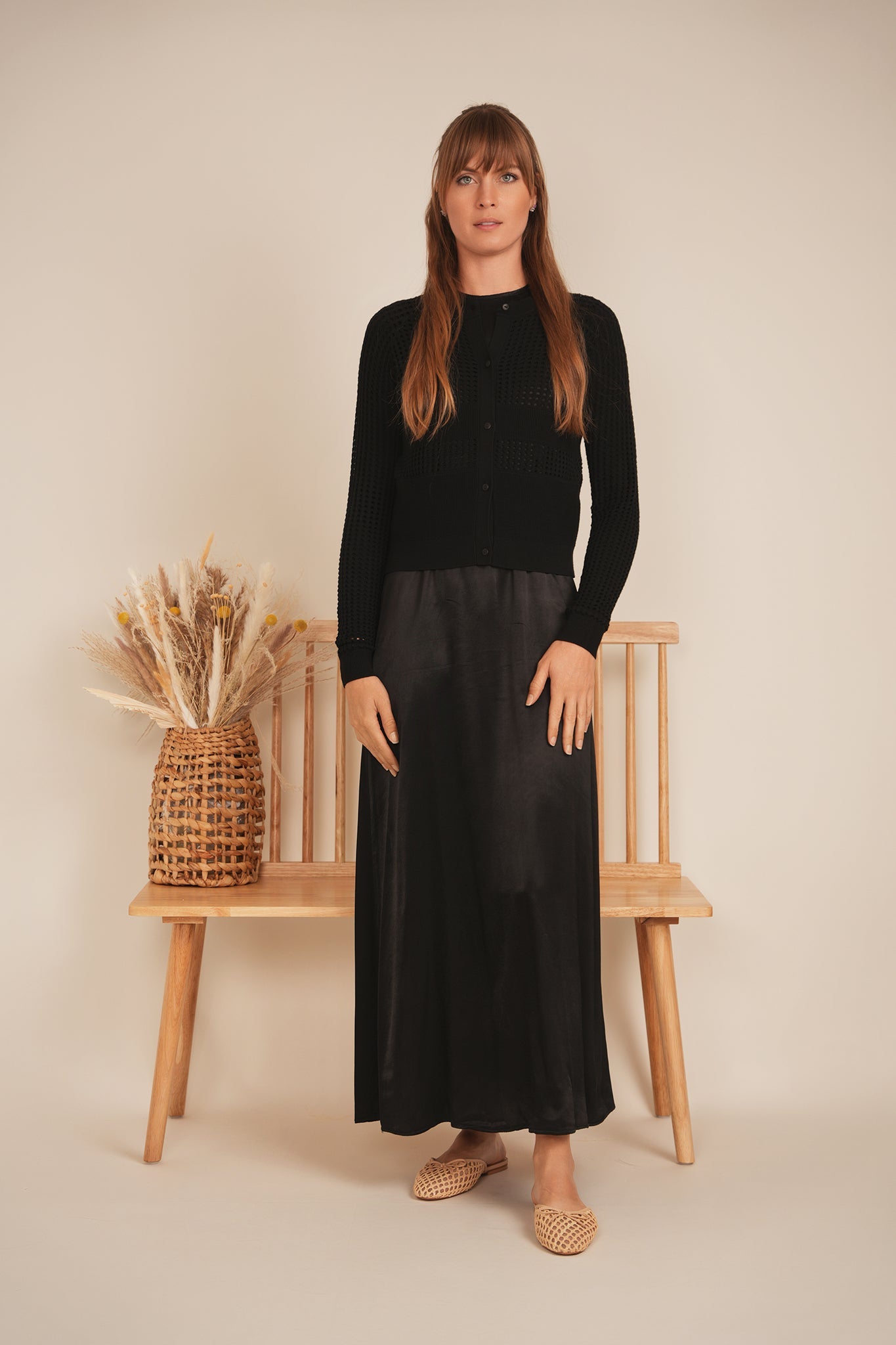 Cropped Crochet Cardigan