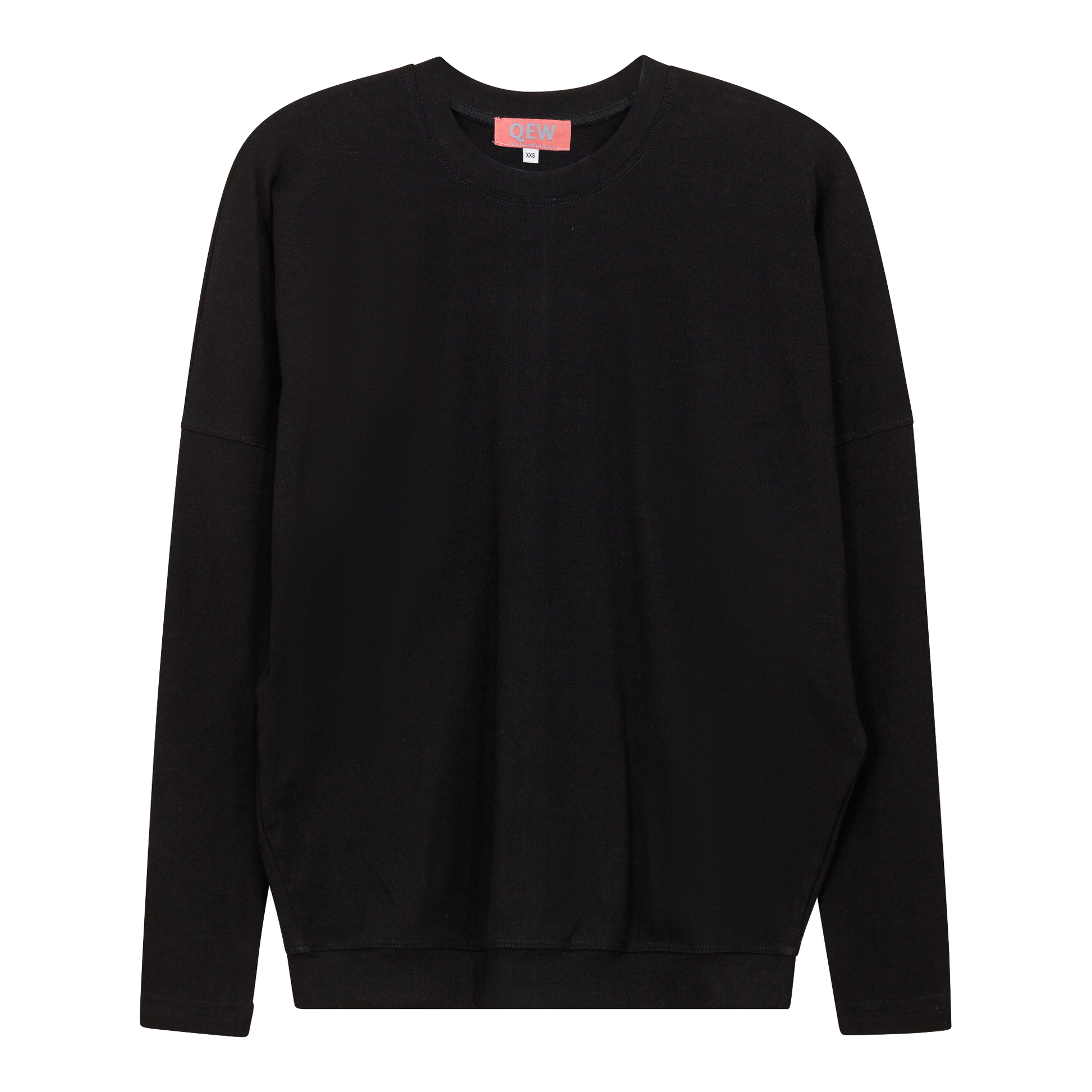 Cotton Dolman Top Black