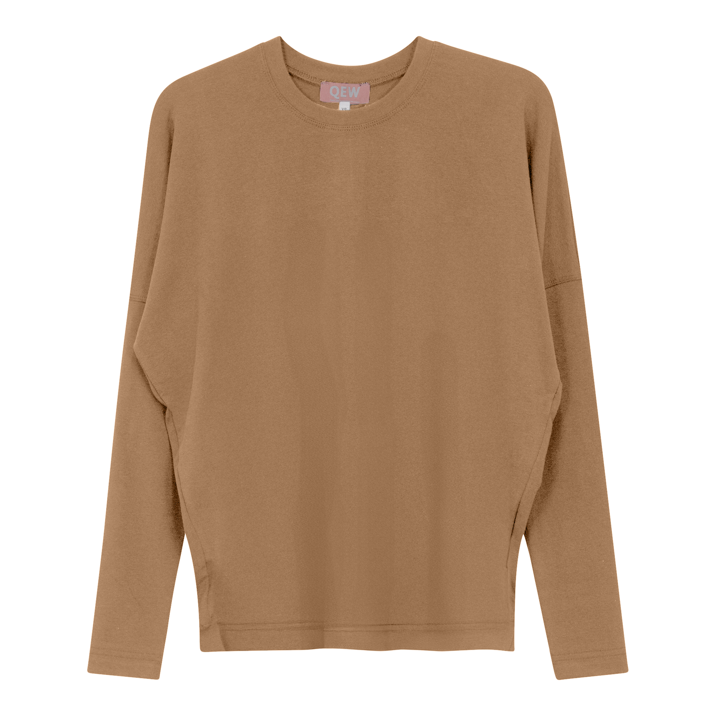 Cotton Dolman Top Dark Beige