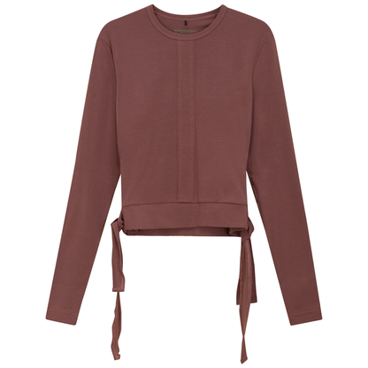 Tie Look Tee Champagne