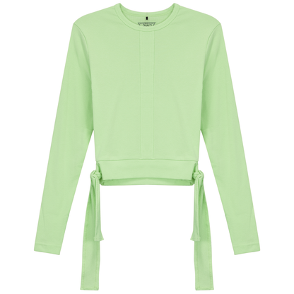 Tie Look Tee Pistachio