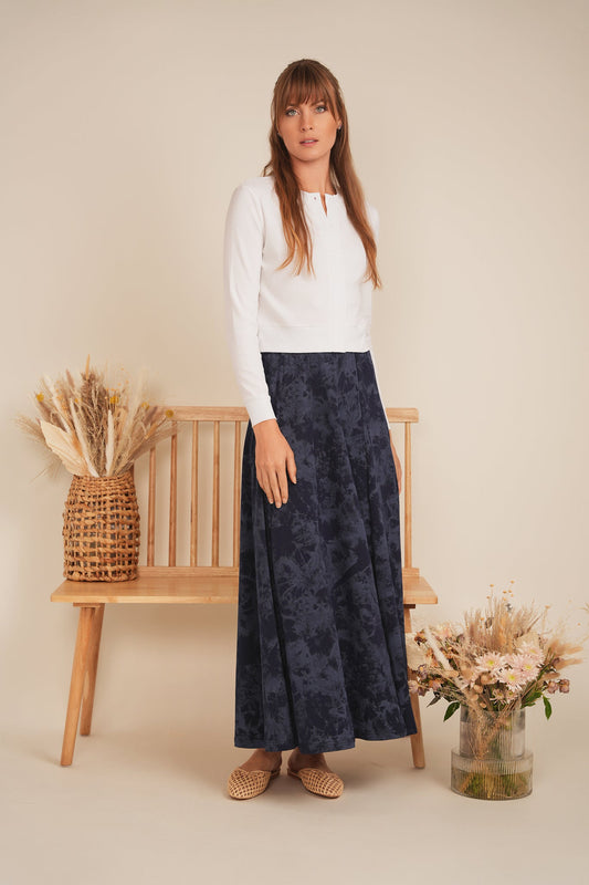 Cropped Ribbed Cardigan