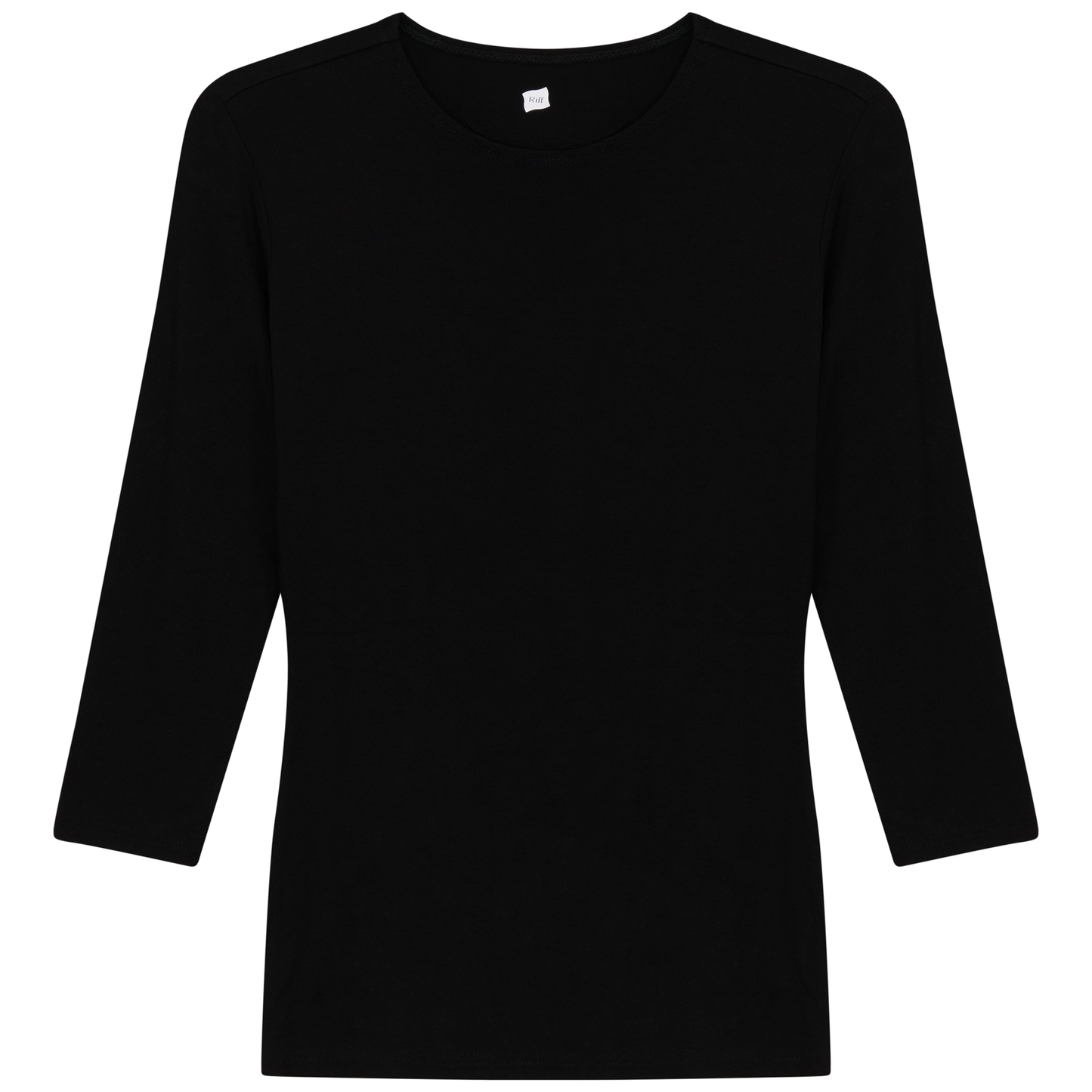 Modal 3/4 Sleeves Shell Jet Black