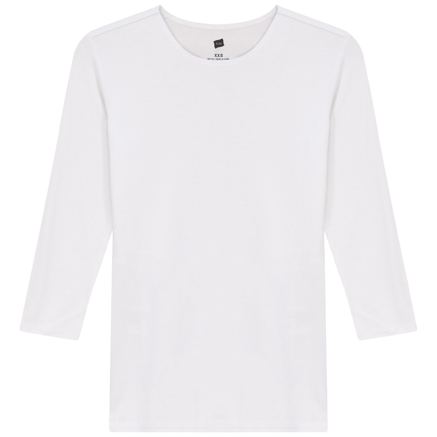 Modal 3/4 Sleeves Shell White