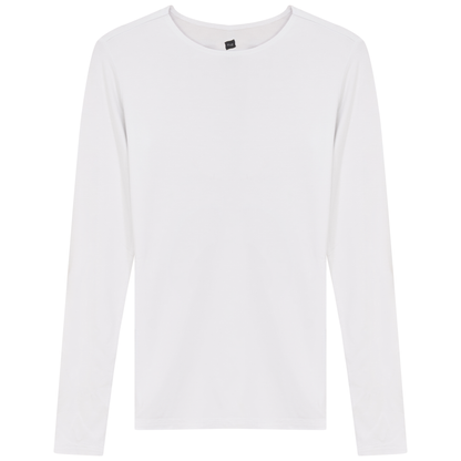 Modal Long Sleeve Shell White