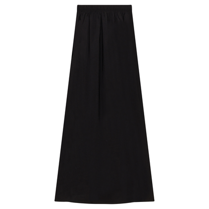 Copper Tencel Maxi Skirt Black