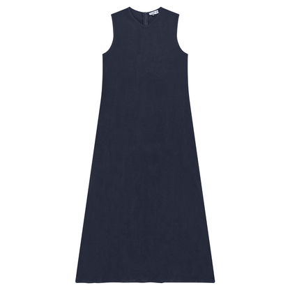 Copper Tencel Maxi Jumper Midnight Blue