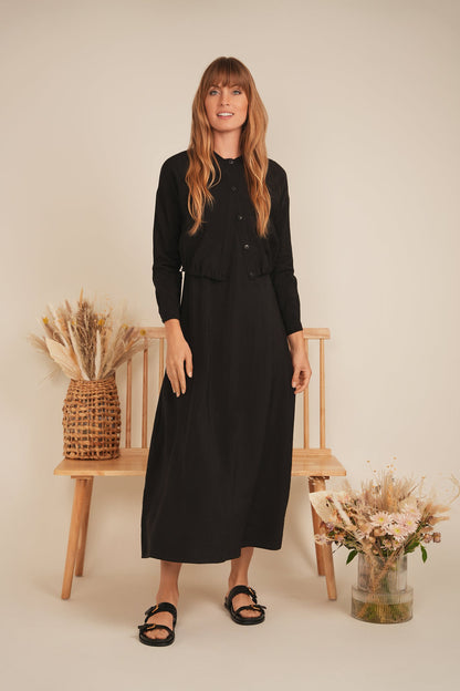 Copper Tencel Maxi Jumper