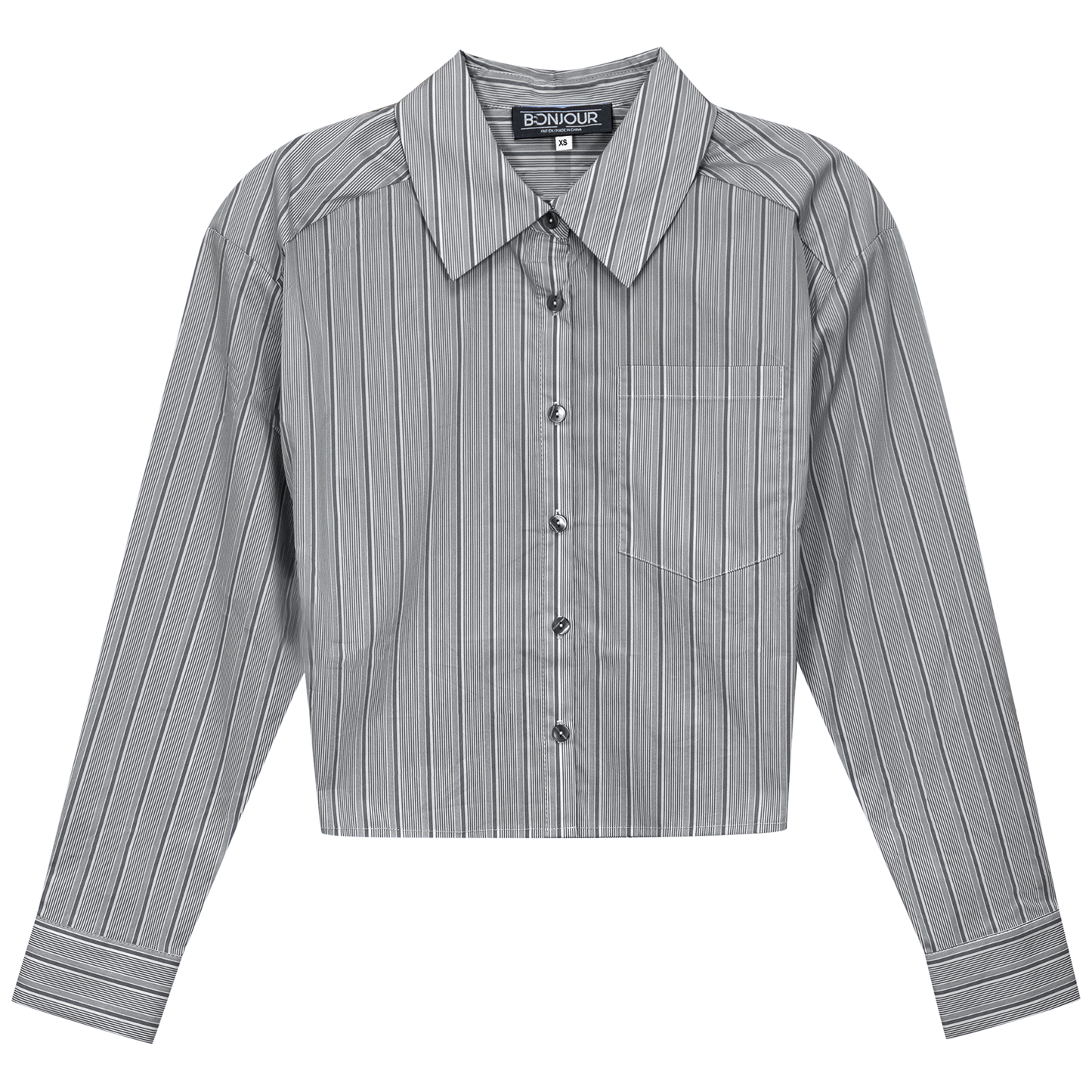 Cropped Stripped Blouse