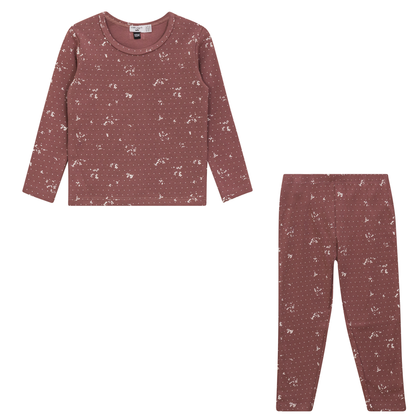 Printed Rib 2Pc Set Rosette