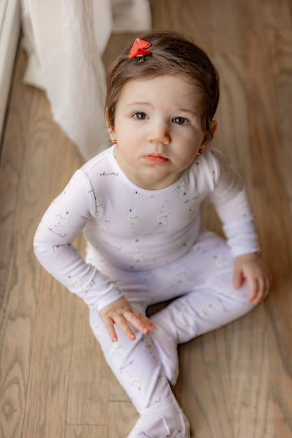 Flamingo Print Onesie