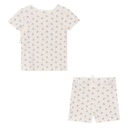 Fruit Print 2Pc Set Blue