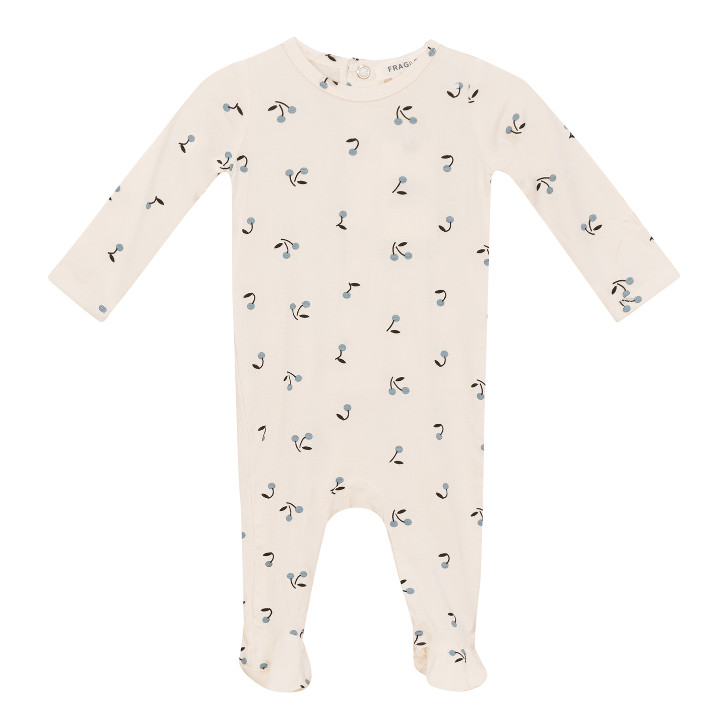 Cherry Print Onesie Cream