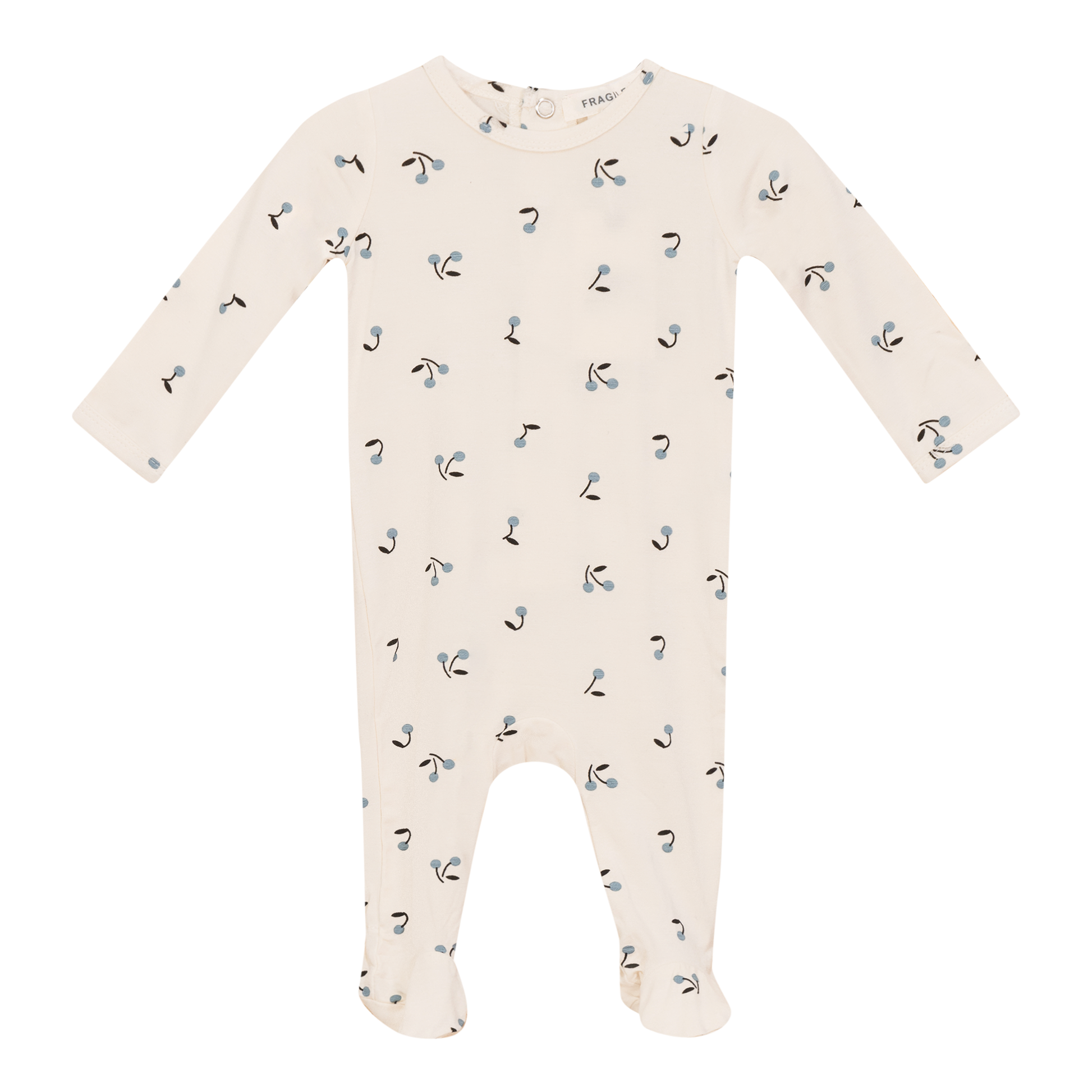 Cherry Print Onesie Cream