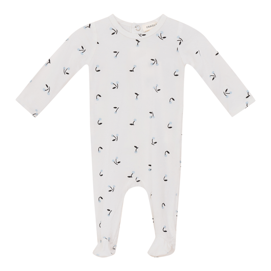 Cherry Print Onesie White