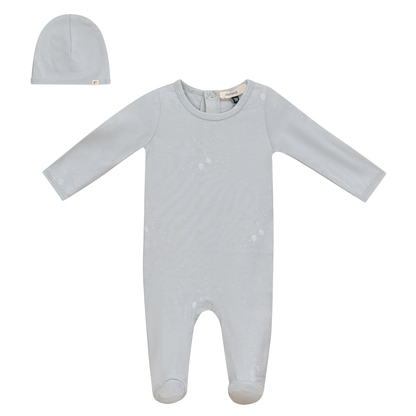 Strawberry and Dot Print Onesie Set Skylight